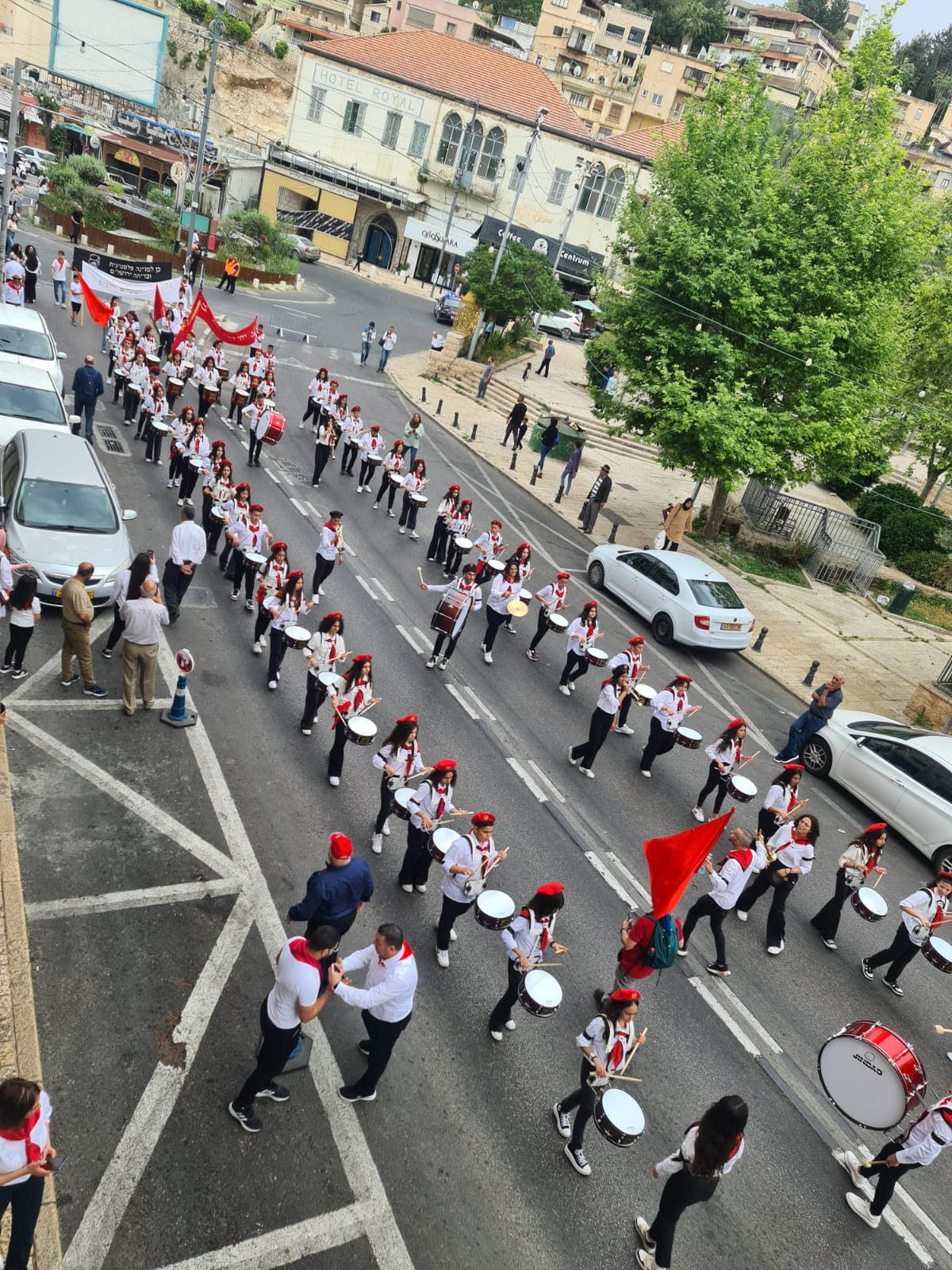 انطلاق مسيرة الأول من أيار في مدينة الناصرة  
